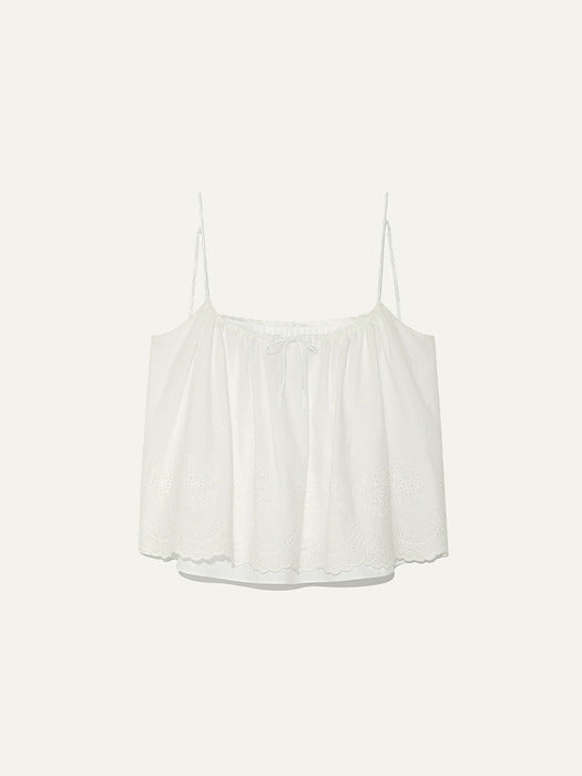 Kindersalmon Coppelia Lace Top White