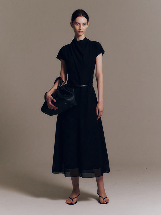Kindersalmon Amy Dress Black