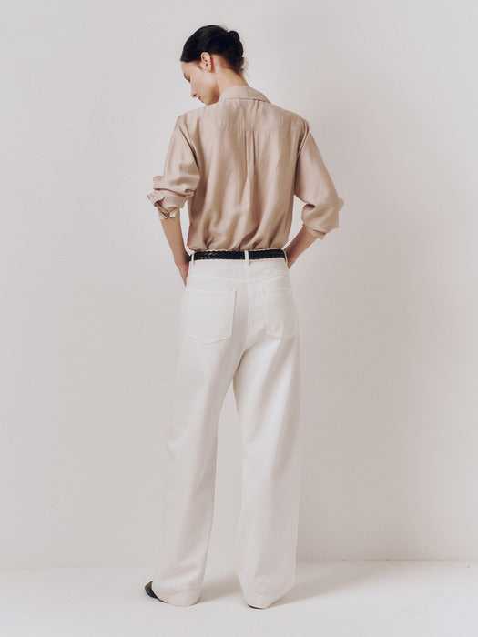 Kindersalmon Draped Casa Top Taupe