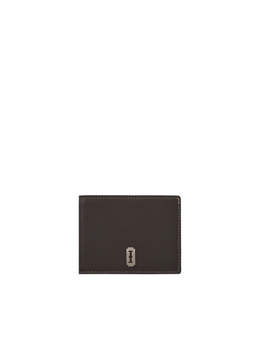 Vunque Perfec Alto Slim Half Wallet Dark Brown