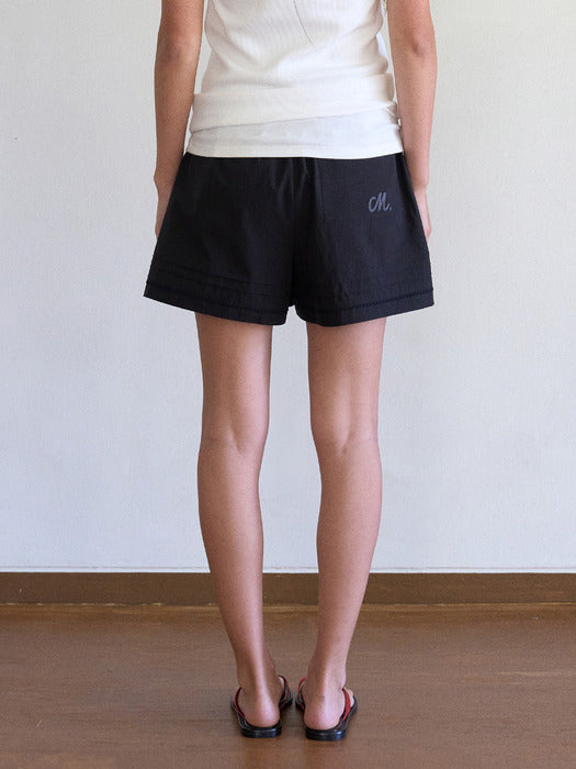 Mango Maniplease Sorbi Banding Shorts Black