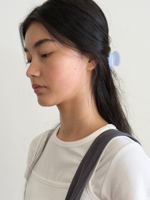 Mango Maniplease Jelly Claw Clip Powder Blue