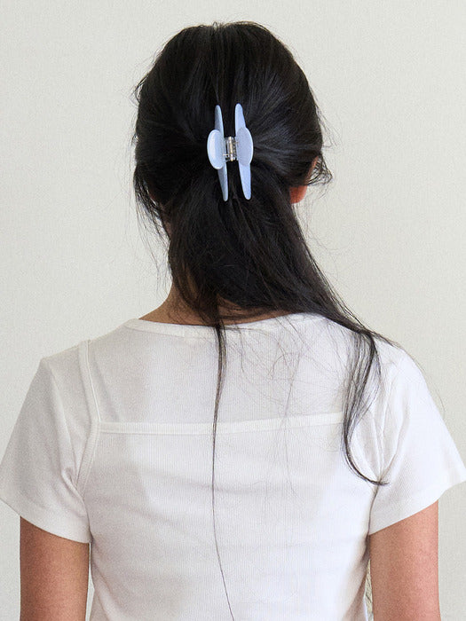 Mango Maniplease Jelly Claw Clip Powder Blue