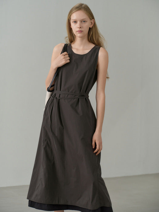 Facade Pattern Breeze Maxi Dress charcoal