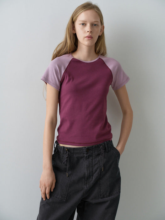 Facade Pattern Classic Raglan Rib T-shirt