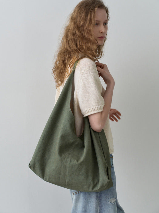Facade Pattern Cotton Scone Big Bag khaki