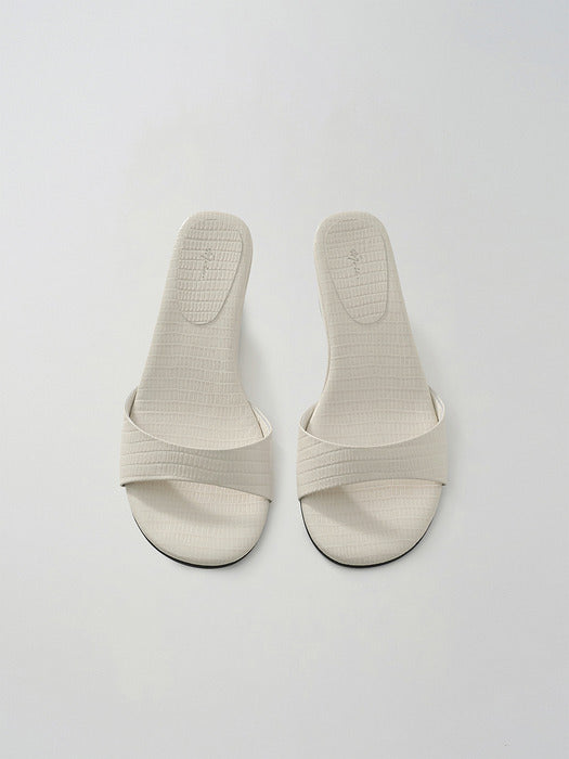 Moia wedge mule (ivory)