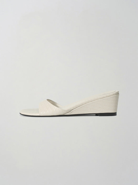 Moia wedge mule (ivory)