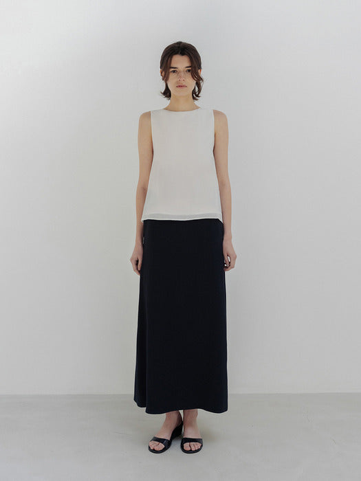 Moia draped blouse (ivory)