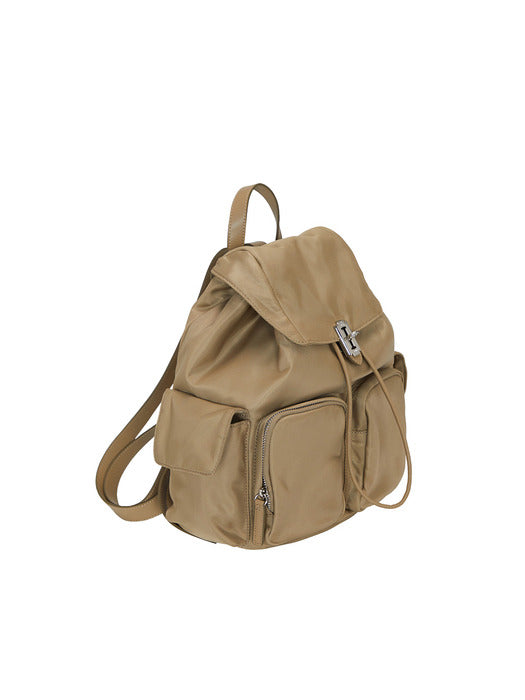 Vunque Hey Double Pocket Backpack M Beige