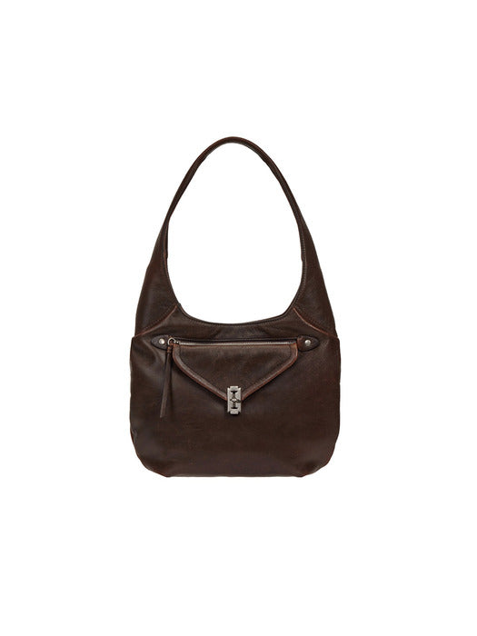 Vunque Occam Shell Vintage Hobo M Brown