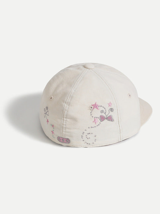 Ambler Vintage Butterfly Camp Cap (Ivory)