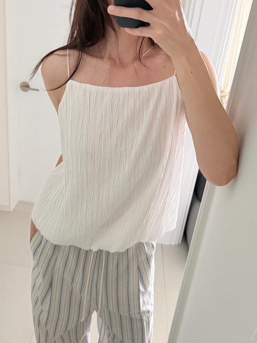 Mango Maniplease Seen Pleats Blouse White