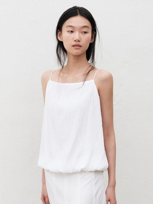 Mango Maniplease Seen Pleats Blouse White