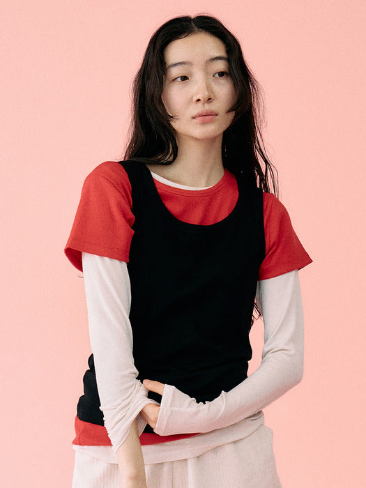 Mango Maniplease Unit Sleeveless Black