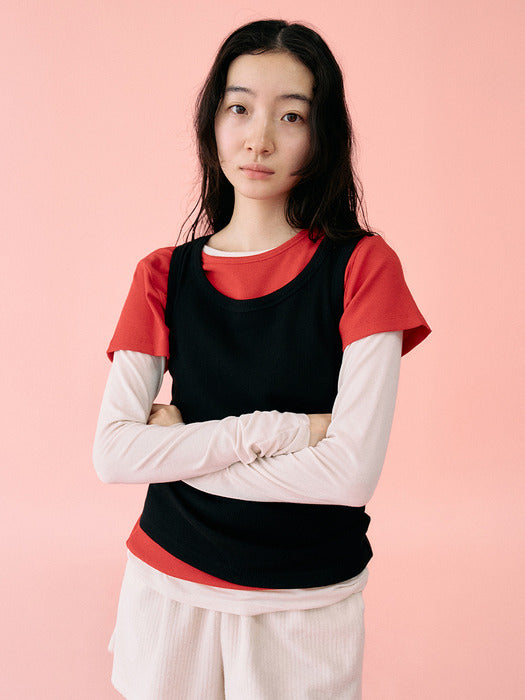 Mango Maniplease Unit Sleeveless Black