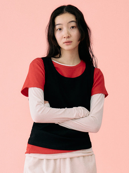 Mango Maniplease Unit Sleeveless Black