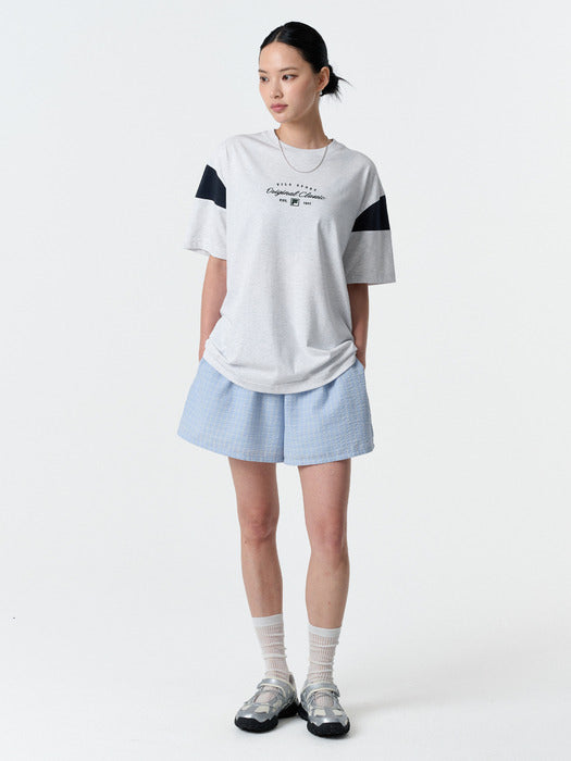 Fila Coldwave+ Track Shoulder Color Block Short Sleeve T-shirt
