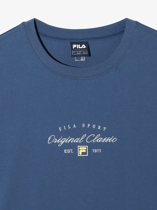 Fila Coldwave+ Track Shoulder Color Block Short Sleeve T-shirt 496