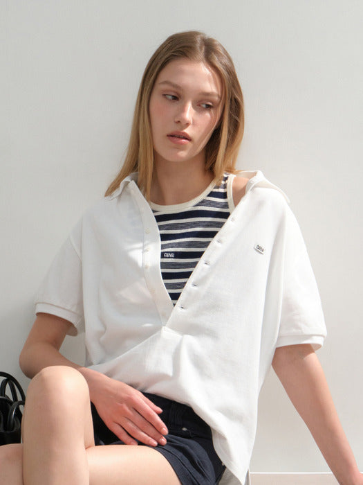 Grove 26Hs Roen Button PK T-Shirt