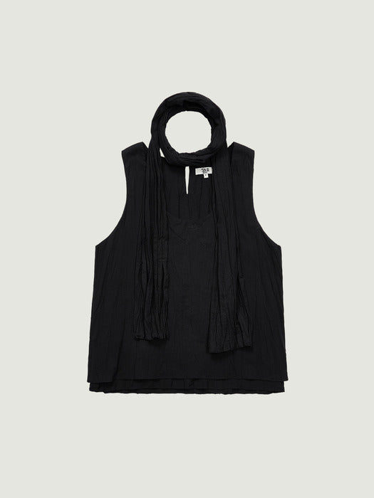 Grove 26Hs Gemma Sleeveless Muffler Set (Black)