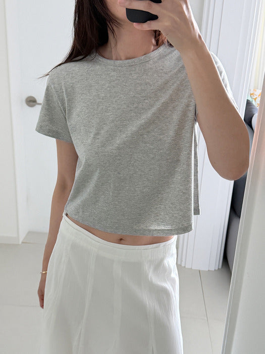 Mango Maniplease Dust Crop Tee
