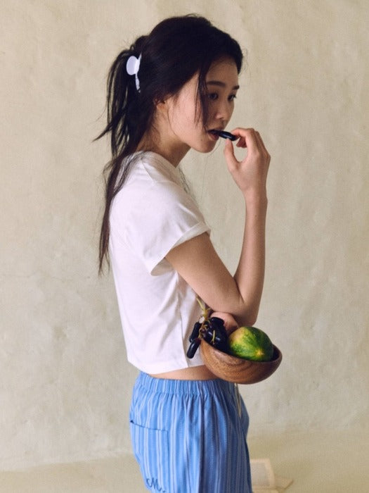 Mango Maniplease Dust Crop Tee