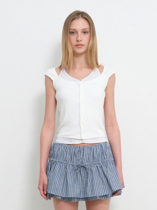 Grove 26Hs Magaret Halter H/S T-Shirt