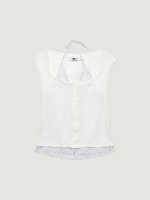 Grove 26Hs Magaret Halter H/S T-Shirt