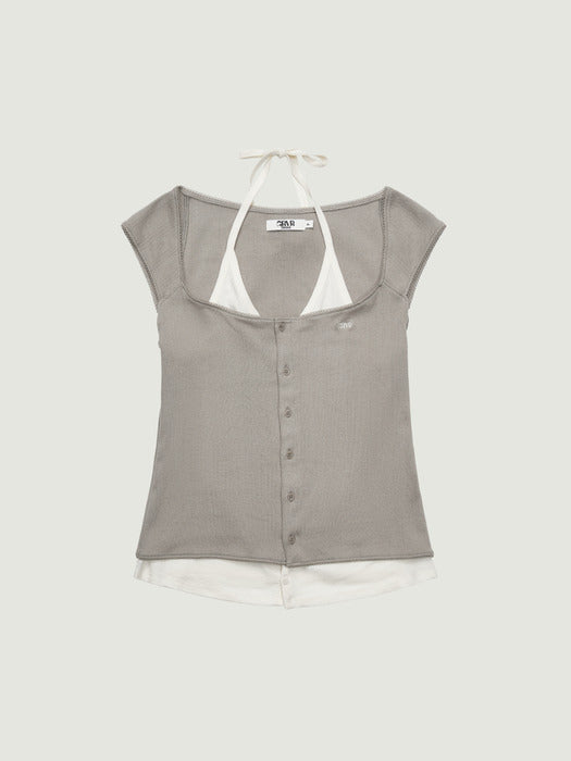 Grove 26Hs Magaret Halter H/S T-Shirt