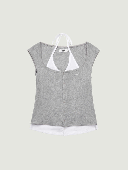 Grove 26Hs Magaret Halter H/S T-Shirt