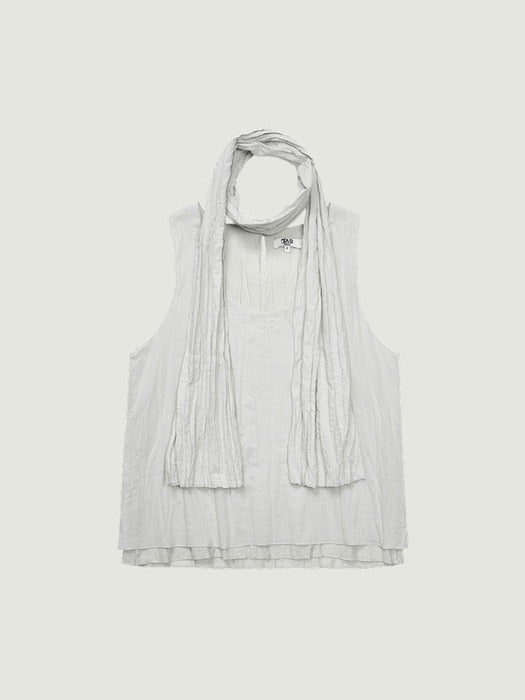 Grove 26Hs Gemma Sleeveless Muffler Set (Mint)