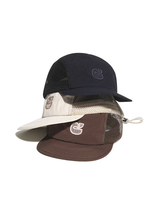 Carlyn Nylon Mesh Camp Cap