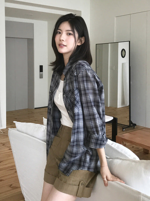 Grove 26Ss Briar Check Shirt