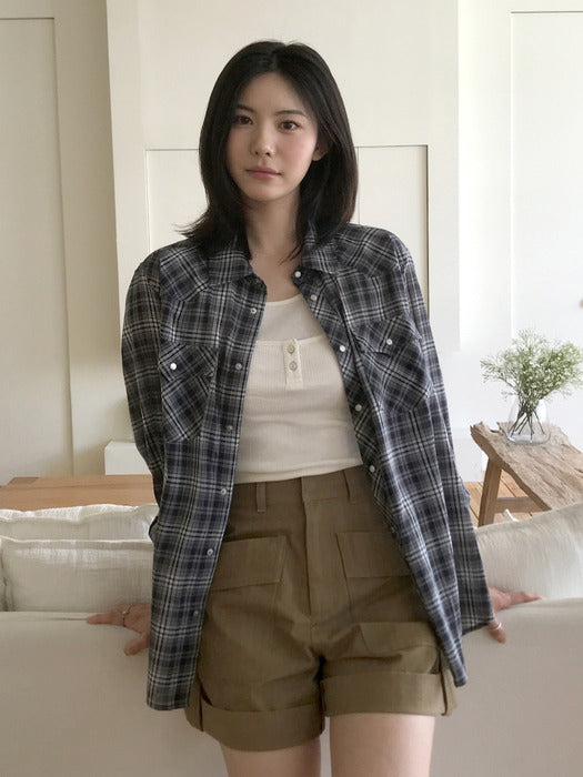 Grove 26Ss Briar Check Shirt