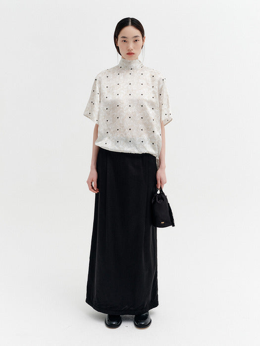 Eenk Scarf Neck Blouse - Ivory