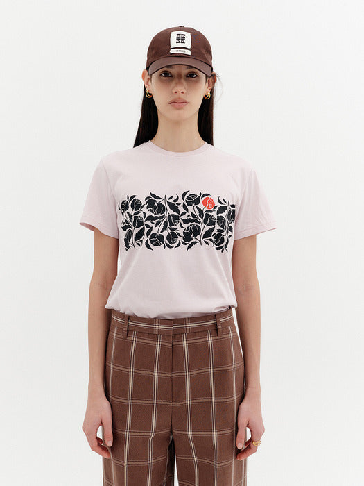 Eenk Rose Point T-shirt - Light Pink