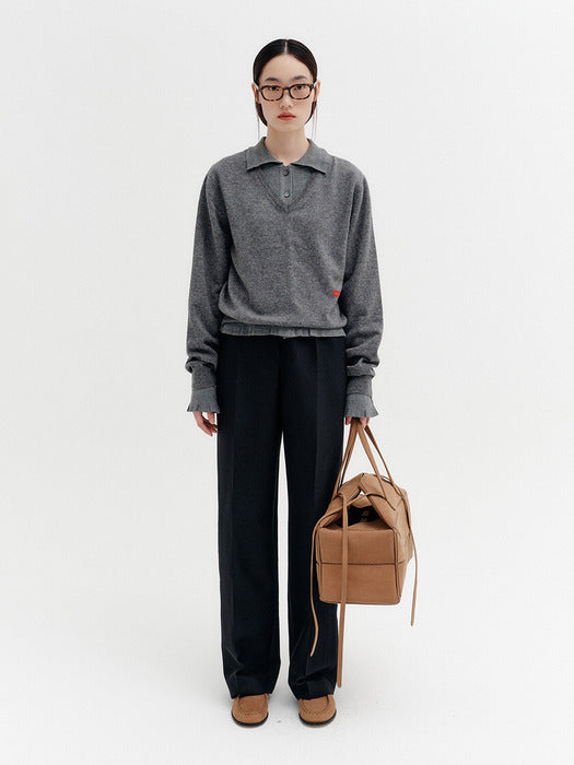 Eenk Classic Straight Pants - Black