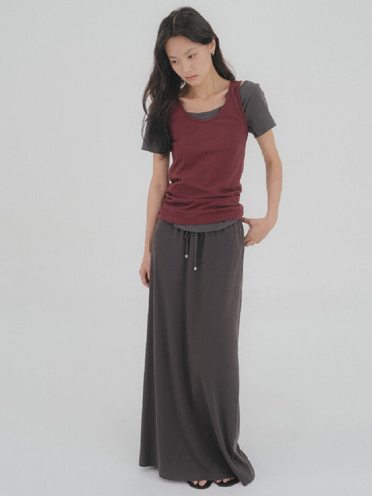 Tillidie Tfl 05 First Sleeveless Burgundy