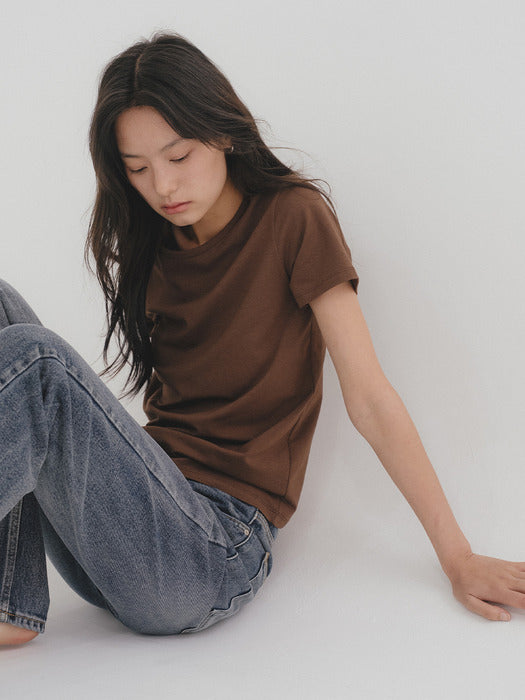 Tillidie Tfl 01 Modal Core Tee Brown