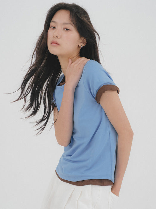 Tillidie Tfl 01 Modal Core Tee Blue