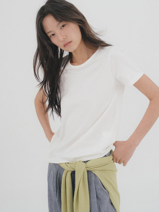 Tillidie Tfl 01 Modal Core Tee Ivory