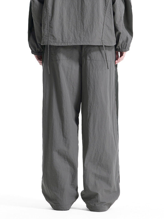 Wconcept_Treemingbird Linear Contrast Track Set-Up Pants [ Gray ]
