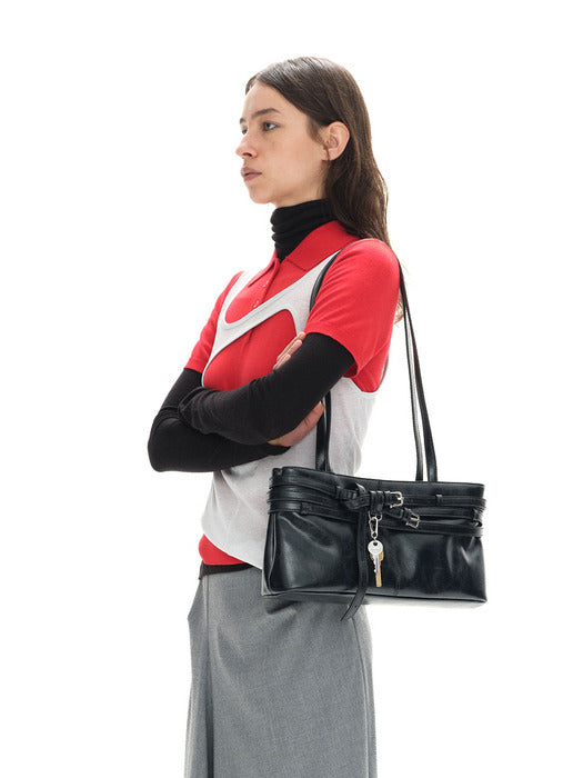 Osoi Shoulder Brocle [VEIN BLACK]