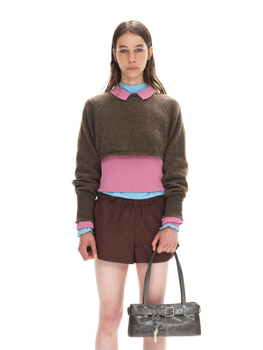 Osoi Shoulder Brocle Mini [AGED GREY]