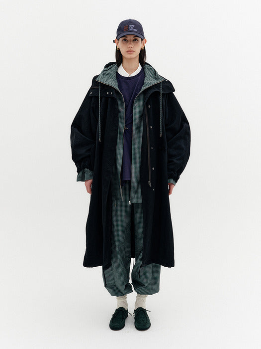 Eenk Reversible High-Neck Long Jumper - Black