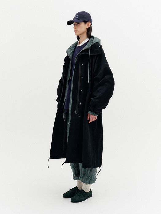 Eenk Reversible High-Neck Long Jumper - Black