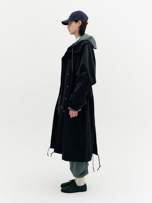 Eenk Reversible High-Neck Long Jumper - Black