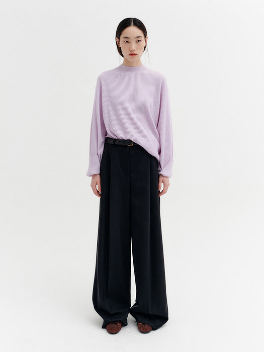 Eenk Leather Belted Pants - Black
