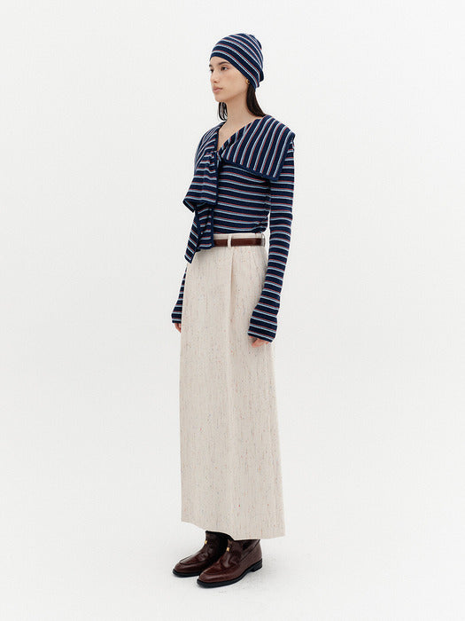 Eenk Classic Straight Skirt - Cream
